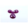 Image 1 : 12 ct & up Pear Shaped Natural Ruby Loose Stone (12.72) 2Pcs