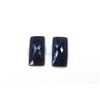 Image 1 : 11 ct & up Rose Cut Natural Sapphire Slice Loose Stone (11.76) 2Pcs