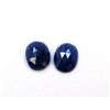 Image 1 : 10 ct & up Rose Cut Natural Sapphire Slice Loose Stone (10.90) 2Pcs