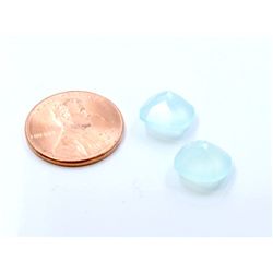 8 ct & up Chalcedony Loose Stone (8.14) 2Pcs