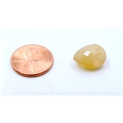 6 ct & up Pear Shaped Chalcedony Loose Stone (6.88)