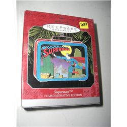 1998 *RARE* HALLMARK KEEPSAKE ORNAMENT-NEW IN THE BOX *SUPERMAN-COMMEMORATIVE EDITION* ORIGINAL PRIC