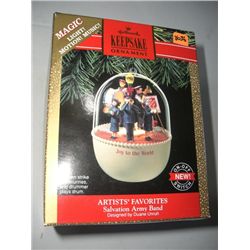 1991 *RARE* HALLMARK KEEPSAKE ORNAMENT-NEW IN THE BOX *SALVATION ARMY BAND* ORIGINAL PRICE $30.00!!
