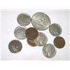 Image 1 : 10 TOTAL U.S. COINS INCLUDING SILVER KENNEDY HALF DOLLAR/INDIAN HEAD PENNIES & BUFFALO NICKELS