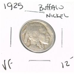 1925 BUFFALO NICKEL RED BOOK VALUE $12.00+ *NICE EARLY VBERY FINE GRADE*!! BUFFALO NICKEL CAME OUT O