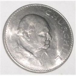 1965 *WINSTON CHURCHILL* GREAT BRITAIN COIN!! COIN CAME OUT OF SAFE!!