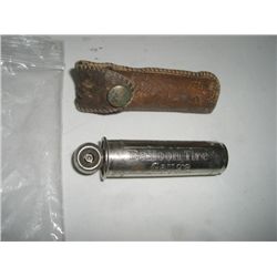 VINTAGE VERY UNIQUE *BALLOON TIRE GAUGE* STAMPED *A SCHRADERS SON-JULY 1909-APRIL 1923* COME IN ORIG