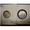 Image 1 : 2-MEXICO SILVER LIBERTADS UNC 2013 1/10 OZ AND