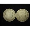 Image 1 : 1905-S & 1911-D BARBER HALF DOLLARS