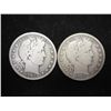 Image 1 : 1902-O & 1906-S BARBER HALF DOLLARS