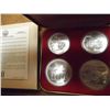 1974 CANADA 4 COIN 1976 MONTREAL OLYMPICS SILVER