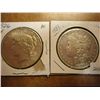 Image 1 : 1883-S MORGAN SILVER DOLLAR & 1926-S PEACE SILVER