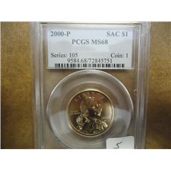 2000-P SACAGAWEA DOLLAR PCGS MS68