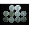Image 2 : 10 ASSORTED 1920'S MERCURY DIMES