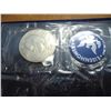 Image 1 : 1971  IKE SILVER DOLLAR UNC (BLUE PACK)