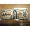 Image 1 : 1867 FARMERS AND MECHANICS BANK $5 OBSOLETE BANK