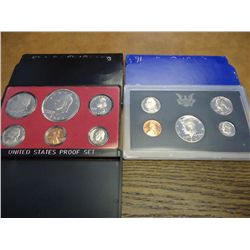 1972 & 1973 US PROOF SETS (WITH BOXES)