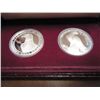 Image 2 : 1983 & 1984-S US OLYMPIC 2 SILVER DOLLAR PF SET
