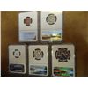 Image 2 : HIGH GRADE 1961 US SILVER PROOF SET ALL NGC SLABS