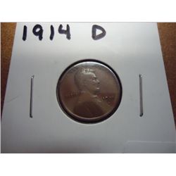 1914-D LINCOLN CENT KEY DATE (FINE)