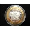 Image 1 : CASINO $10 SILVER TOKEN (UNC) QUEENS HOTEL /