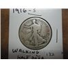 Image 1 : 1916-S OBV. WALKING LIBERTY HALF DOLLAR GOOD