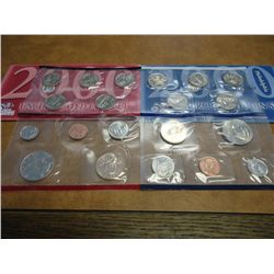 2000 US MINT SET (UNC) P/D (WITH ENVELOPE)