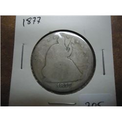 1877 SEATED LIBERTY HALF DOLLAR