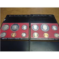 1978 & 1979 US PROOF SETS (WITH BOXES)