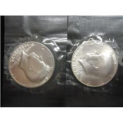 2-1976-S SILVER BICENTENNIAL KENNEDY HALF DOLLARS