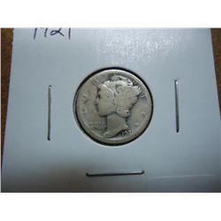 1921 MERCURY DIME KEY DATE