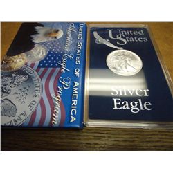 1990 AMERICAN SILVER EAGLE UNC