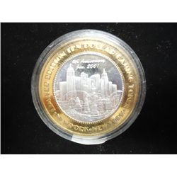 CASINO $10 SILVER TOKEN (UNC) NEW YORK, NEW YORK