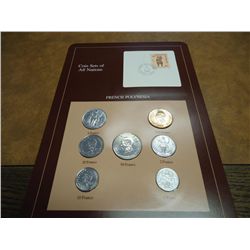 COIN SETS OF ALL NATIONS "FRENCH POLYNESIA"