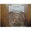 Image 1 : 1954 SILVER ROOSEVELT DIME PCGS PR67