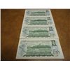 Image 2 : 4-1973 CANADA $1 CRISP UNC BILLS SEE DESCRIPTION