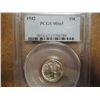 Image 1 : 1942 MERCURY DIME PCGS MS65