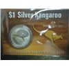 Image 1 : 2004 FROSTED UNC AUSTRALIAN $1 SILVER KANGAROO