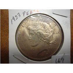 1923 PEACE SILVER DOLLAR