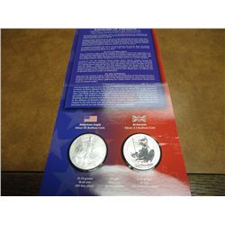 LEGACY'S OF FREEDOM US & UNITED KINGDOM SILVER