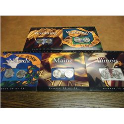 5 ASSORTED 50 STATE QUARTER P & D UNC SETS