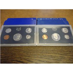 1971 & 1972 US PROOF SETS (WITH BOXES)