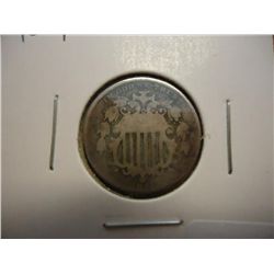 1874 SHIELD NICKEL
