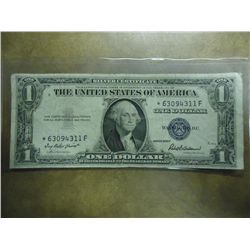 1935-F $1 SILVER CERTIFICATE STAR NOTE