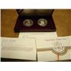 Image 2 : 1983-S & 1984-S 2 PROOF OLYMPIC SILVER DOLLAR SET UNC