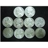 Image 1 : 10 ASSORTED 35% SILVER JEFFERSON WAR NICKELS