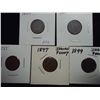 Image 1 : 1880,84,85,97 & 99 INDIAN HEAD CENTS