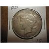 Image 1 : 1922 PEACE SILVER DOLLAR