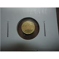 1886 EUREKA GOLD CHARM