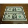 2-2003-A $1 FRN'S LOW CONSECUTIVE SERIAL 'S (UNC)